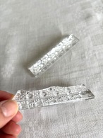 カトラリーレスト　ガラス製　ナイフレスト 2個セット　箸置き　クリスタル 12twep2