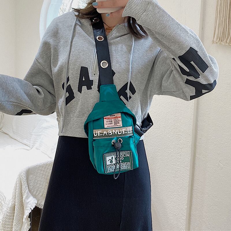 insスーパーファイアスモールバッグフィメール2020夏の新しいタイドネットレッドファッションクロスボディバッグバージョンワイルドチェストバッグウエストバッグ Tiancai_Wing_Bag1915653