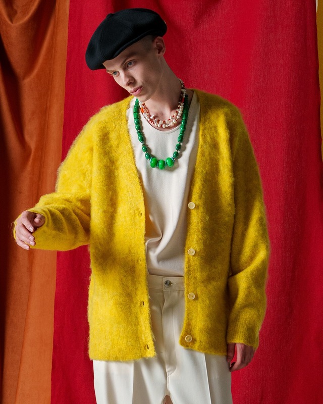 【26年2月中旬発送】Soft Light Knit Cardigan/Yellow