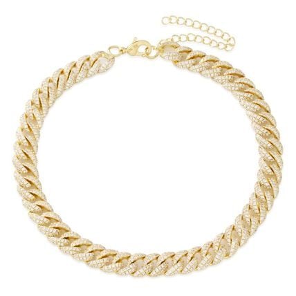King Ice ☆ 12mm アイスダイヤモンドカット チョーカー * 2色 King Ice (キングアイス) 12mm アイスダイヤモンドカット