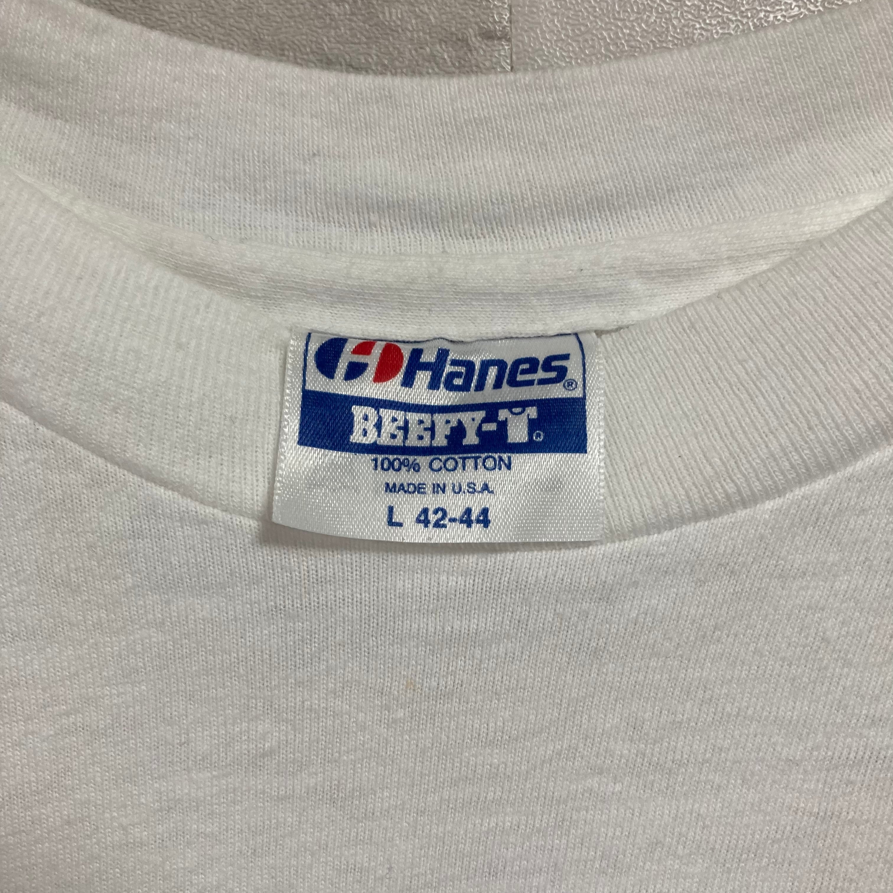 Hanes】S/S Tee L Made in USA 80s vintage ヘインズ バックプリント T ...