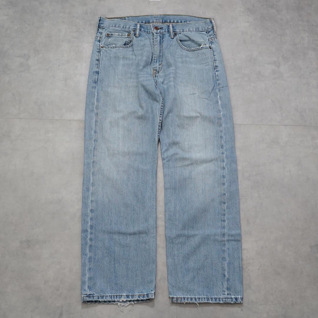 リーバイス569 Levis W32 ブルーデニム 青 ヒゲ 古着 15684