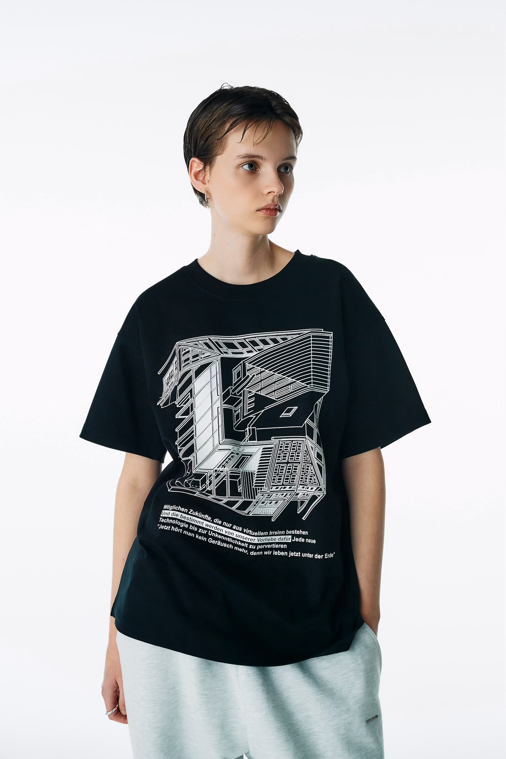 gadid anoniem tシャツ サイズ0 ブラック - fishkabob.com