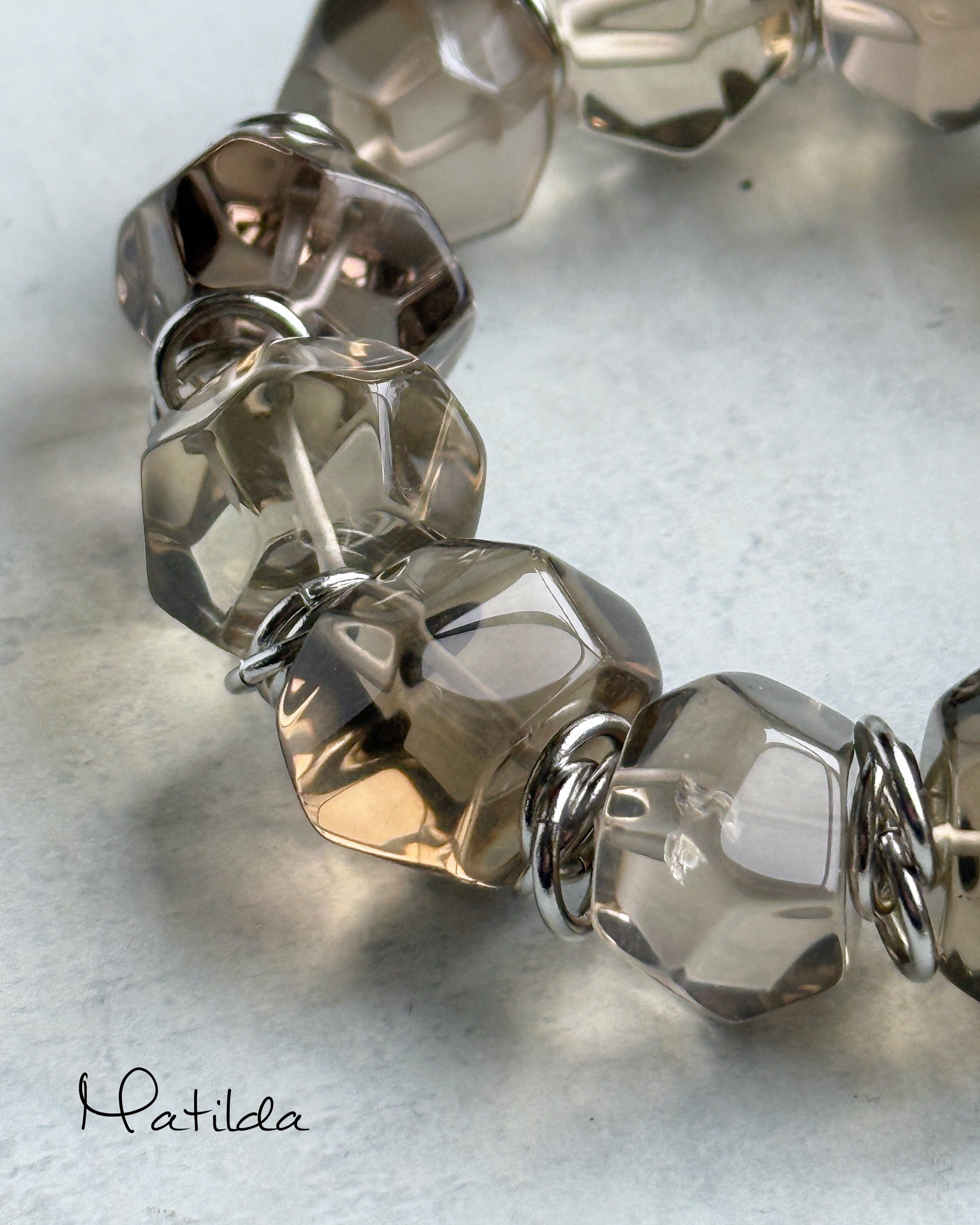tumble bracelet(スモーキークォーツ)