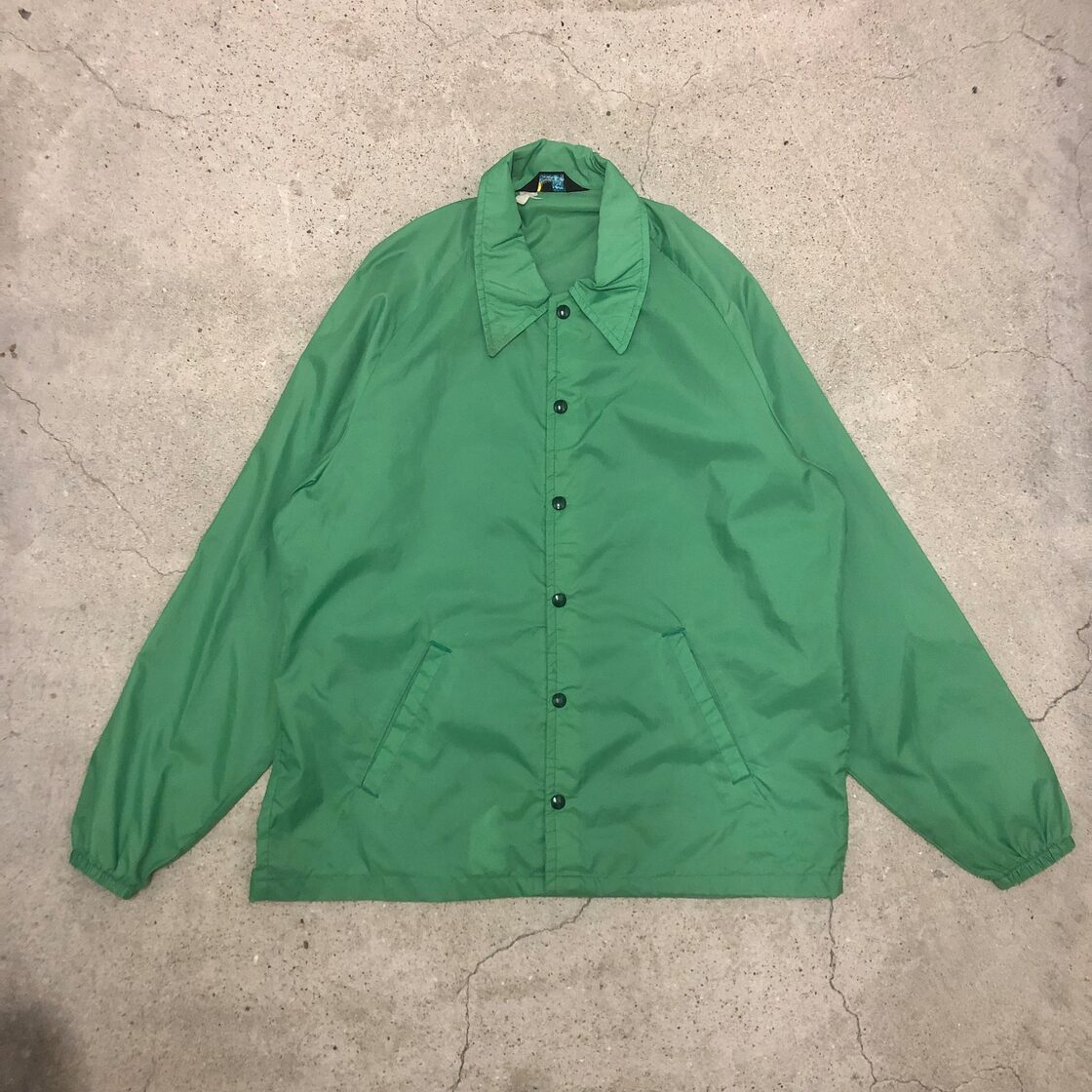 美品/XL】NYC 飛び掛っ PRINTED COACHES SWEAT JACKET 