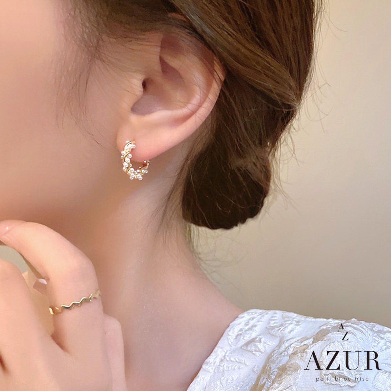 マルチパールピアス