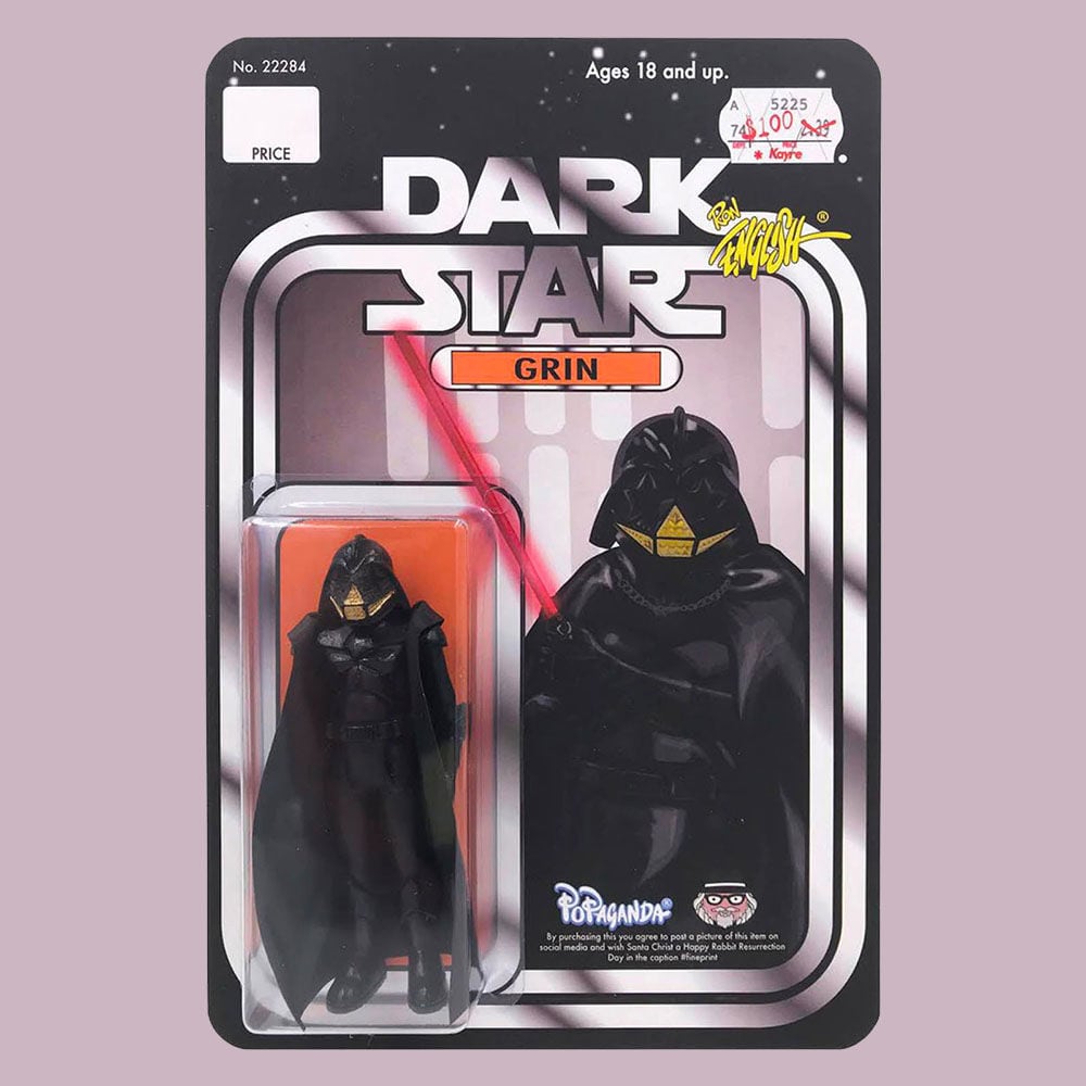 Dark Star Grin by Ron English サイン入り 限定版 Dark Star Grin by Ron English サイン入り 限定版 Ron English - Dark