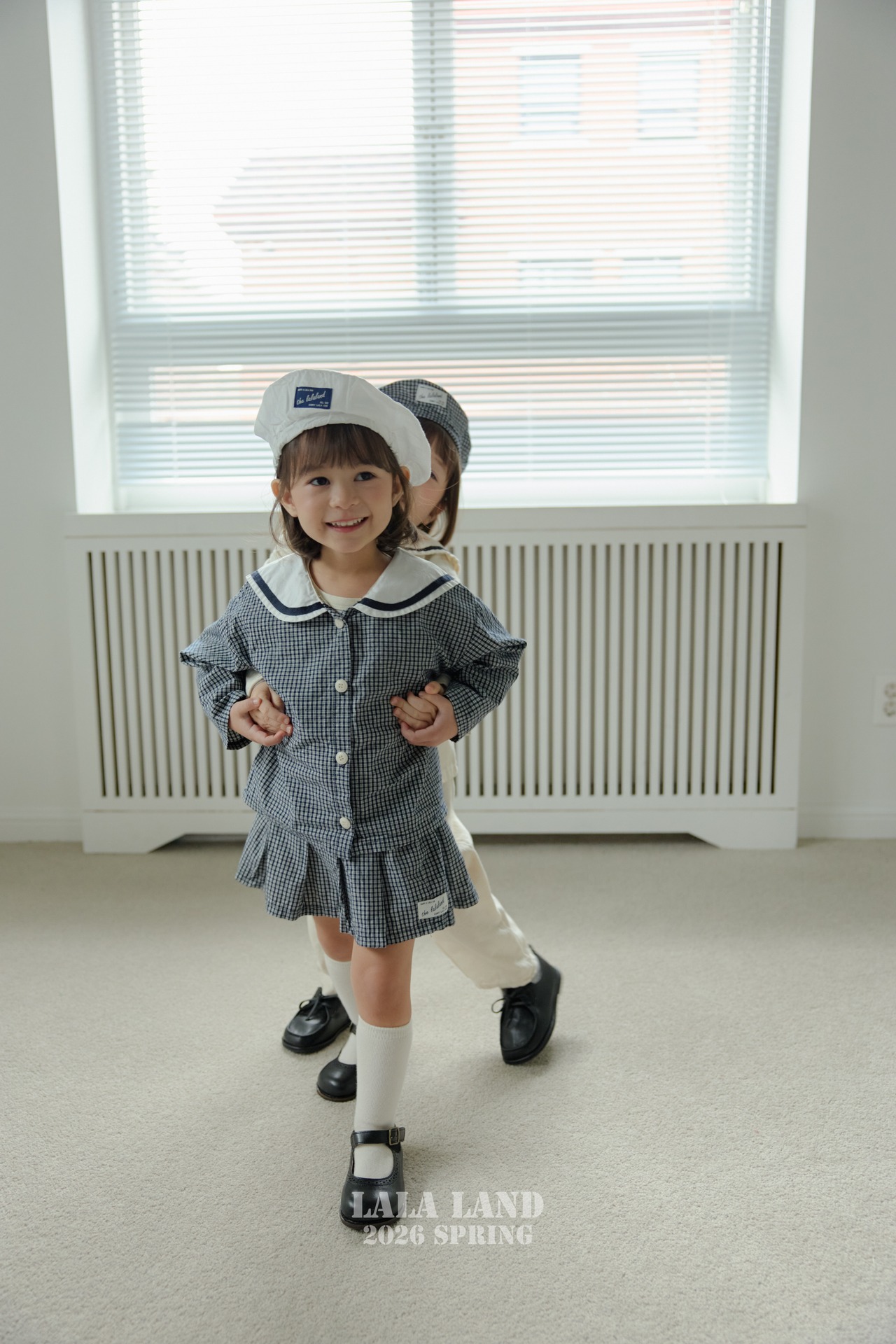 LALALAND 26/SS (Kids)Sailor pleated skirt