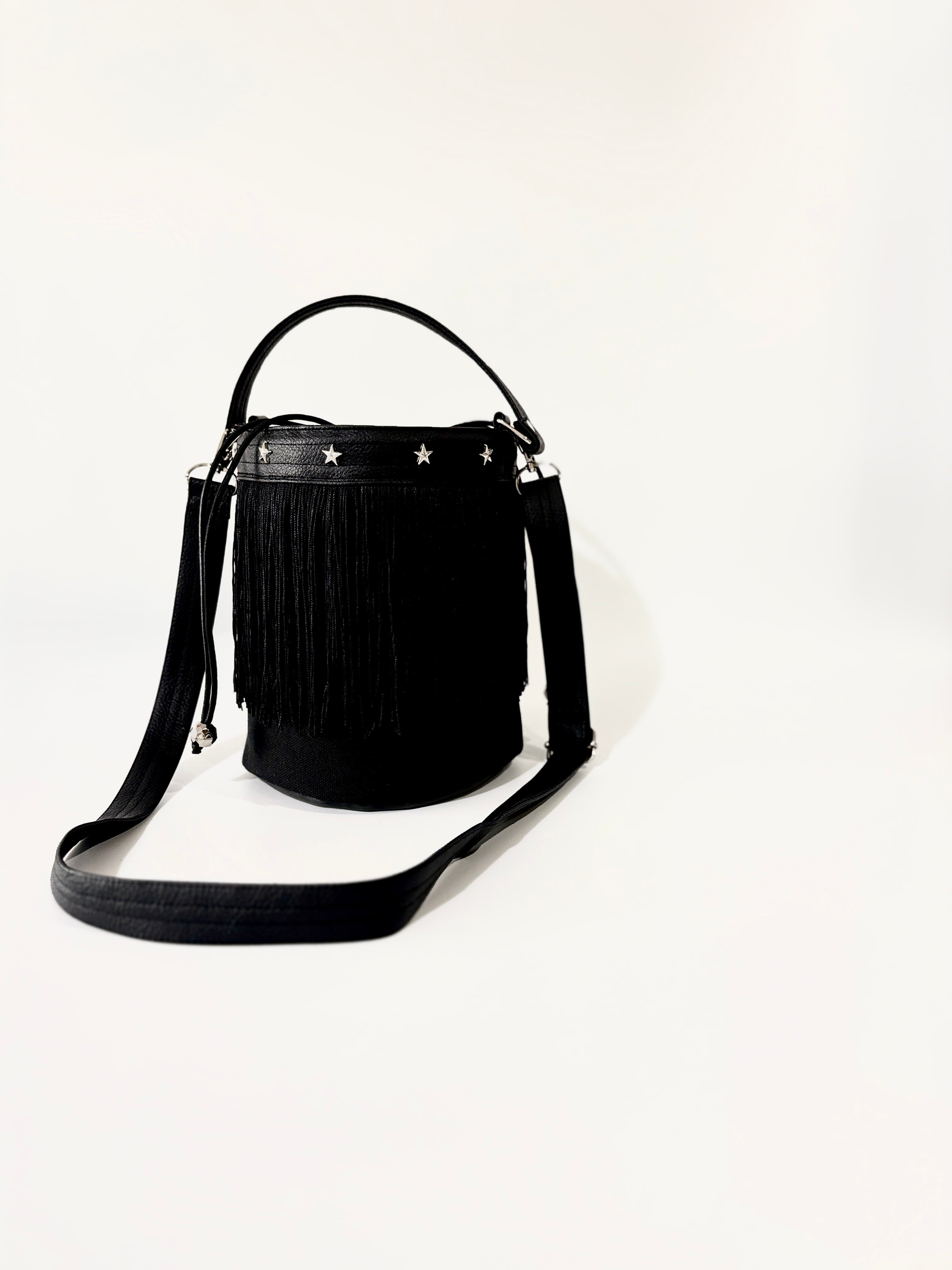 【星スタッズがキラリ✨2WAYフリンジバッグ】/6B0525