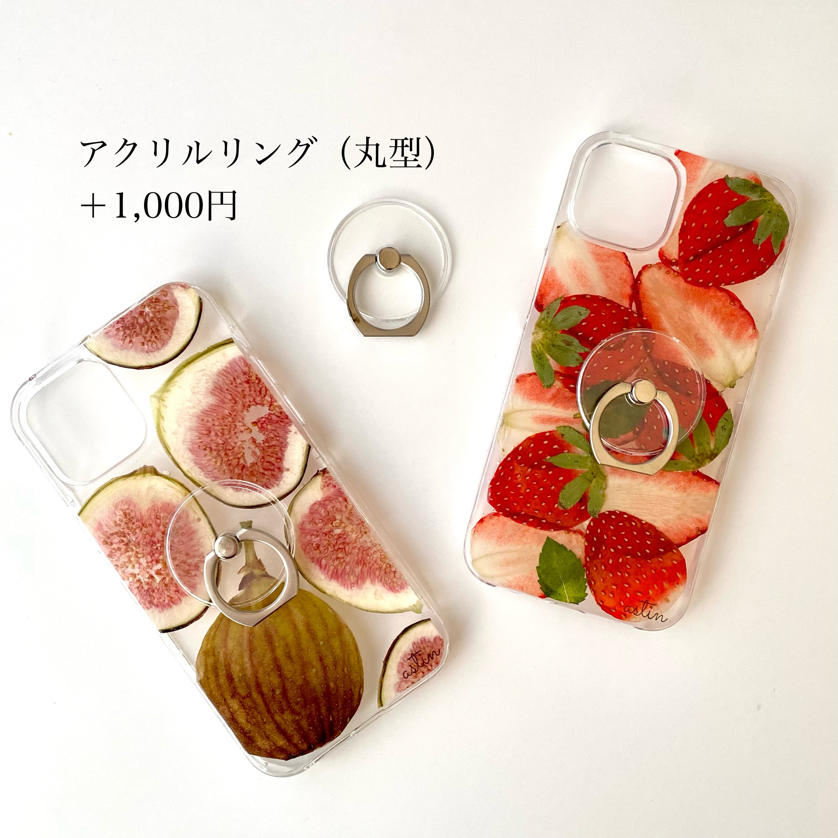 M.kuboページ⭐︎押しフルーツケース 62.植物図鑑 のスマホケース | astin muhler | 押し花・押しフルーツの