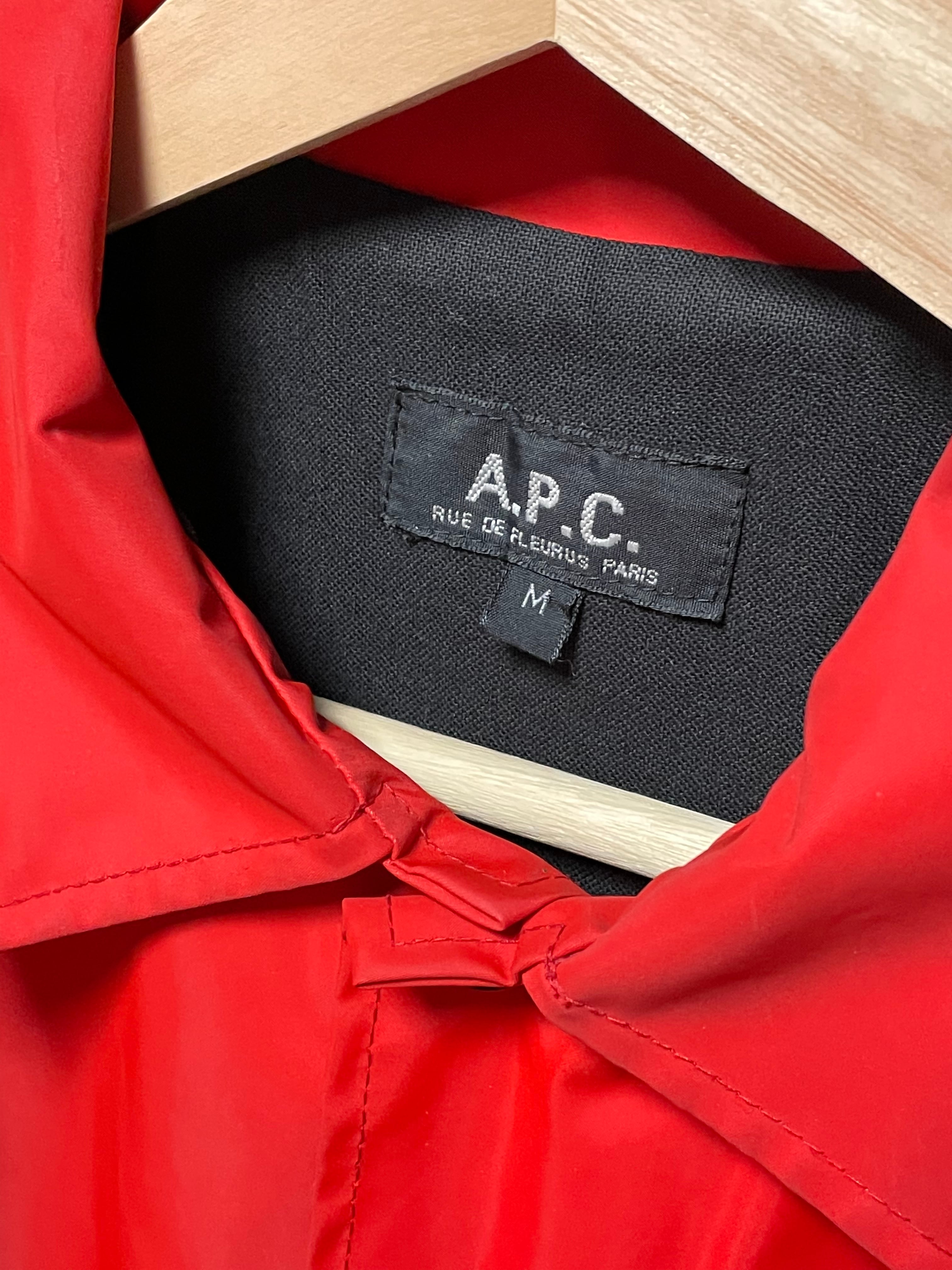 00s A.P.C. ROCKSTEADY pvc coating coach jacket | L.E