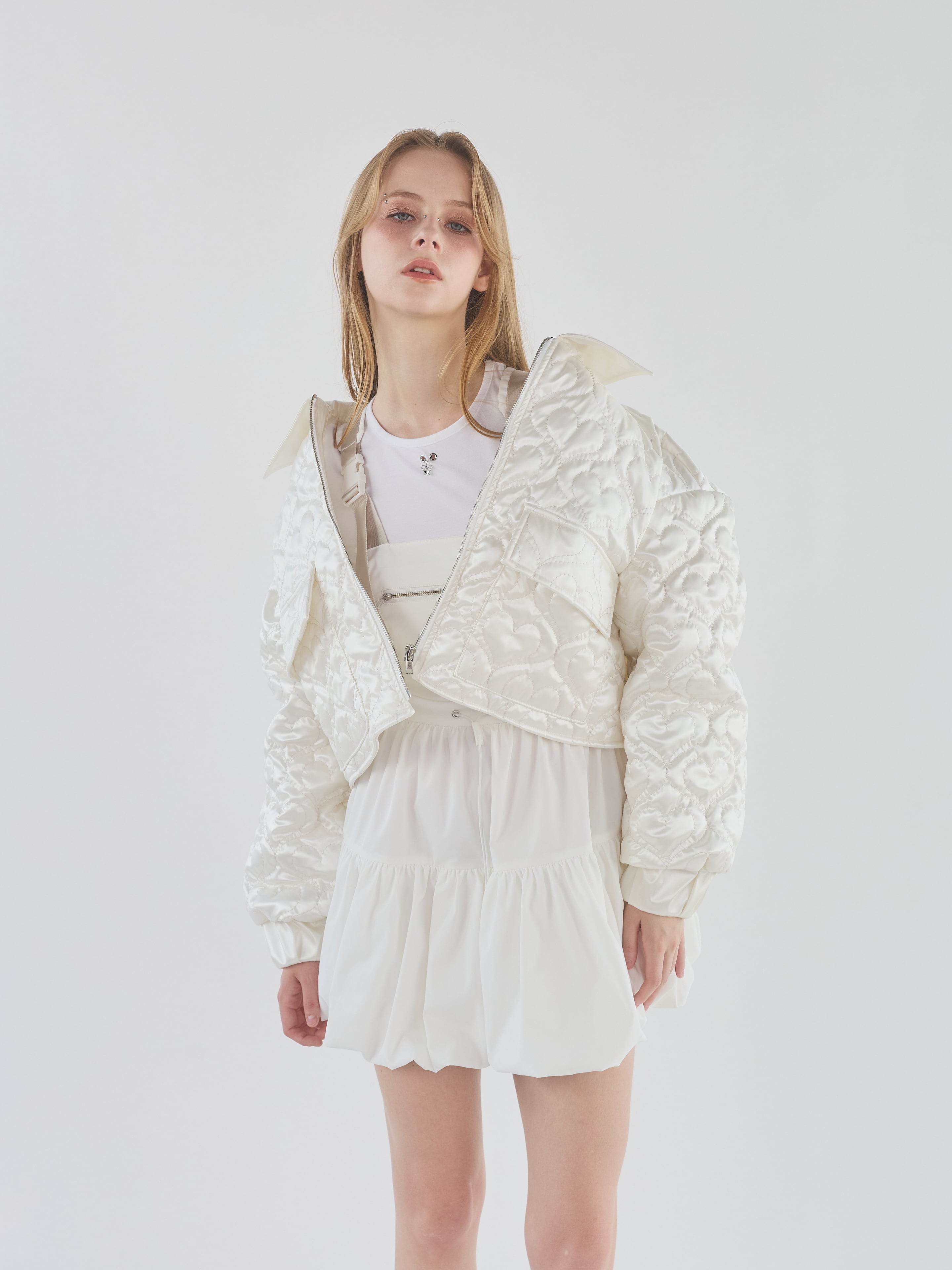 lilLilly フリルハートミニスカート ハートキルティングミニスカート | lilLilly official webstore