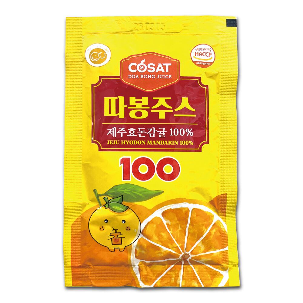 COSAT タボンジュース 100ml / 済州ヒョドンみかん100%