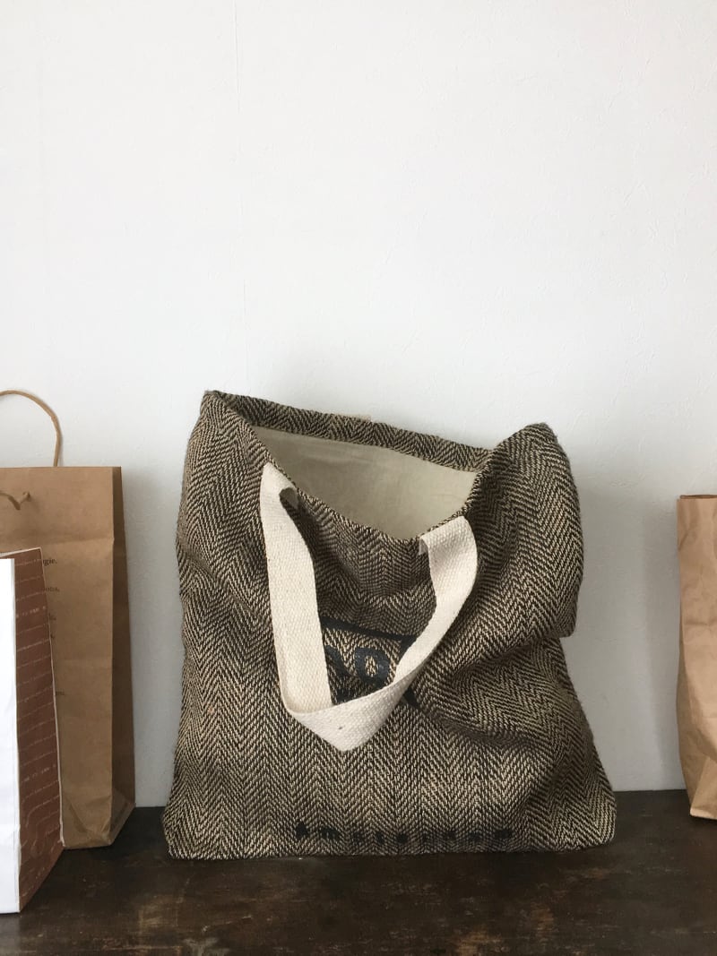 トートバッグ ヘリンボーン柄 「DR wonen」 | Sensitivity and Boldness