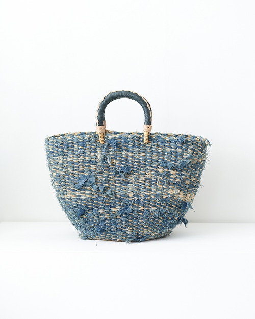 Burkina basket  Indigo Tote