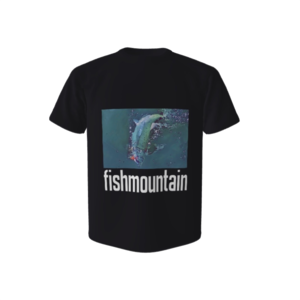 【fishmountain】フォトプリント文字入りTシャツ