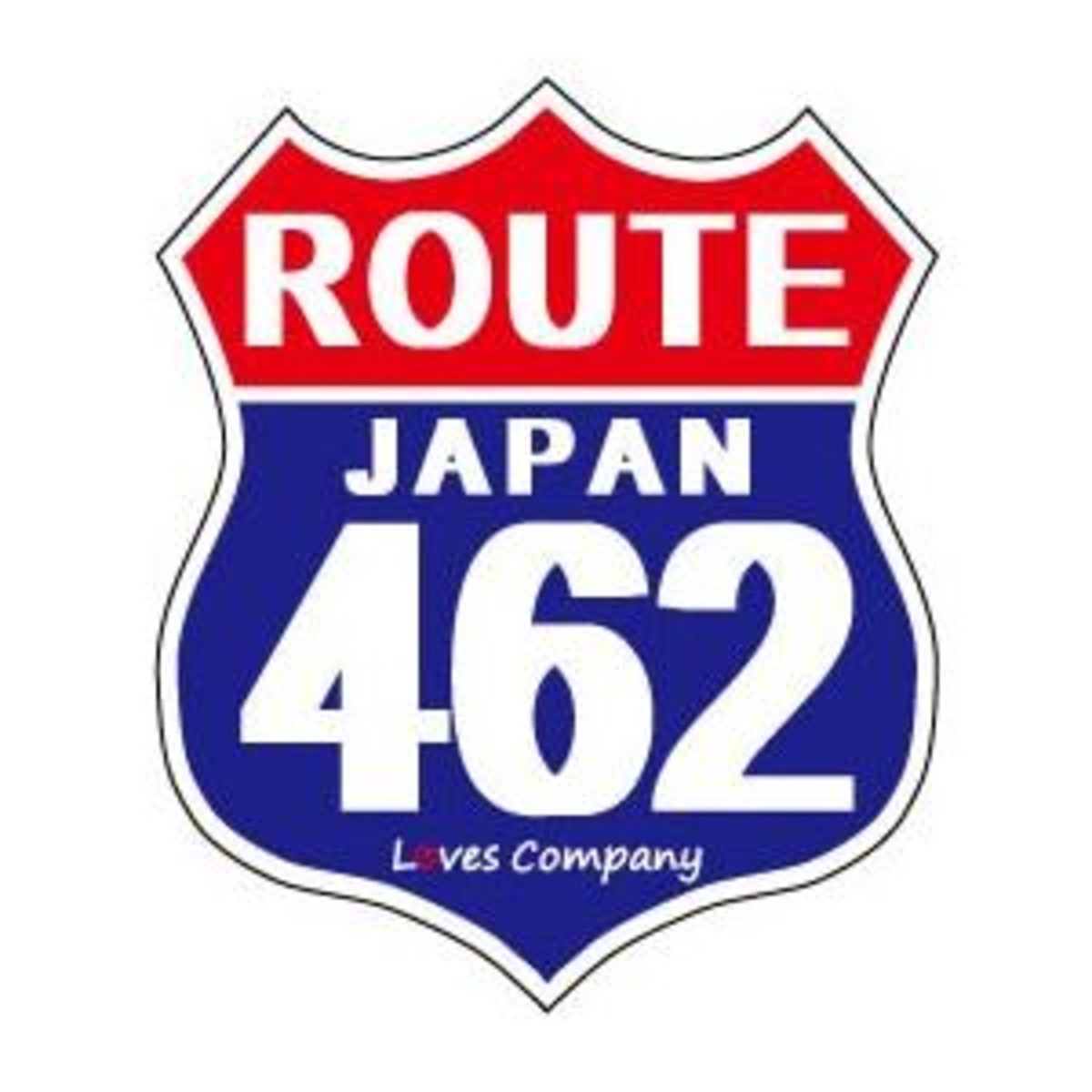 Sc 462 Sign 国道標識USタイプ(ROUTE)ステッカー 462号線 | LOVES COMPANY SHOP