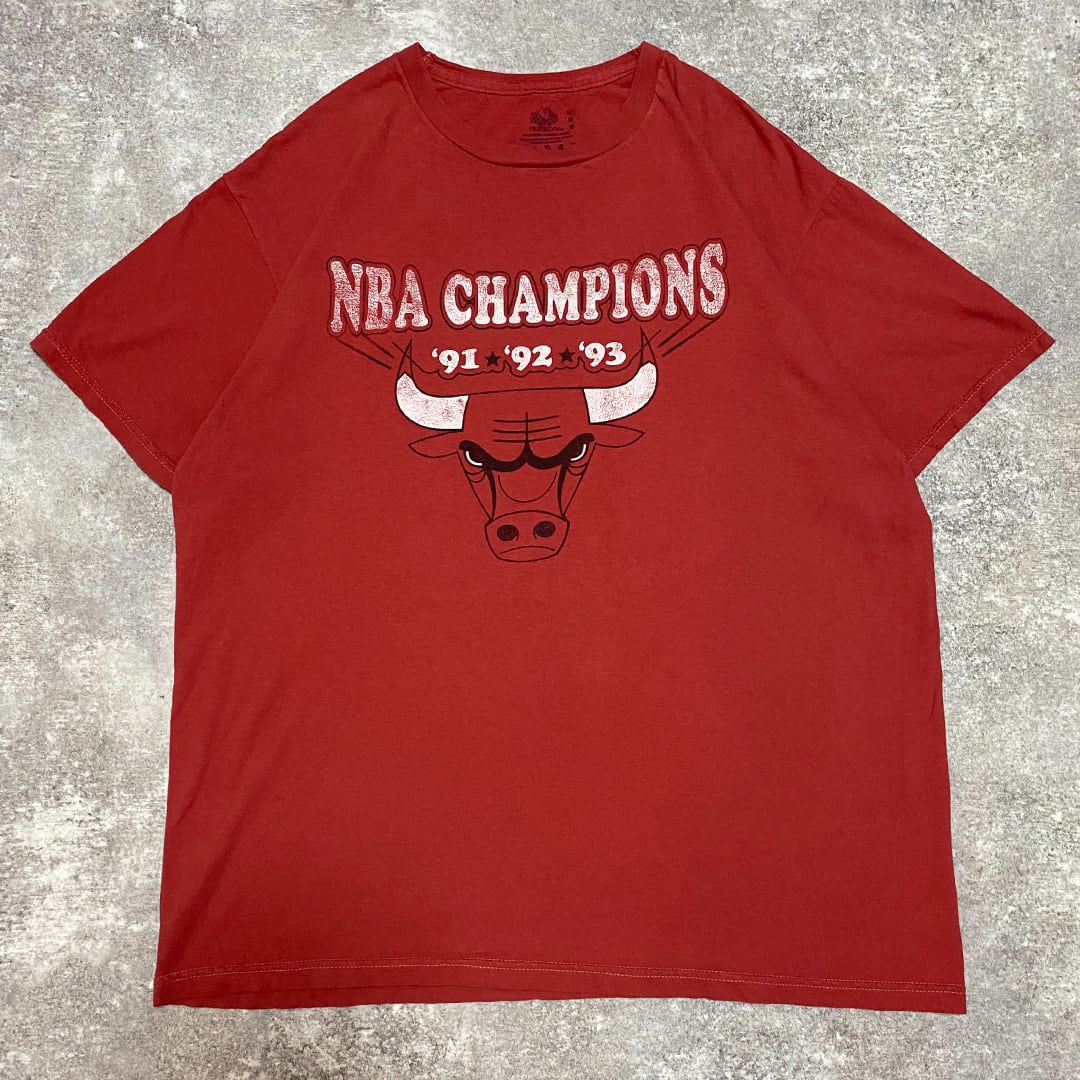 シカゴ・ブルズ 91.92.93 スリーピート Tシャツ FRUIT OF THE LOOM  