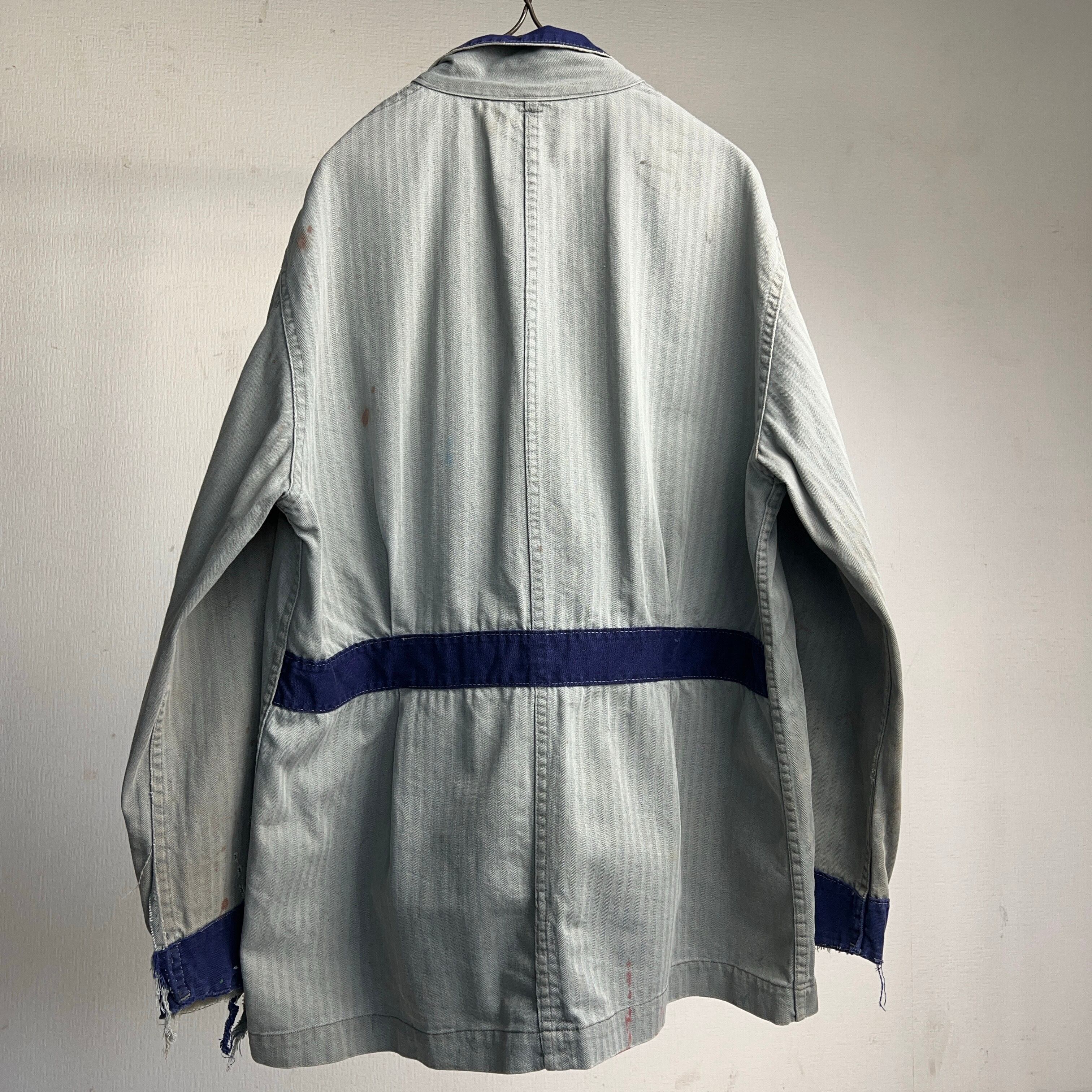 1950's HBT 2TONE WORK JACKET 50年代 ワークジャケット ヘリンボーン
