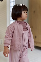 韓国子供服 / JUJUA / 26Autumn / ストライプ タートルネックTシャツ / 秋服 *XS~XL*