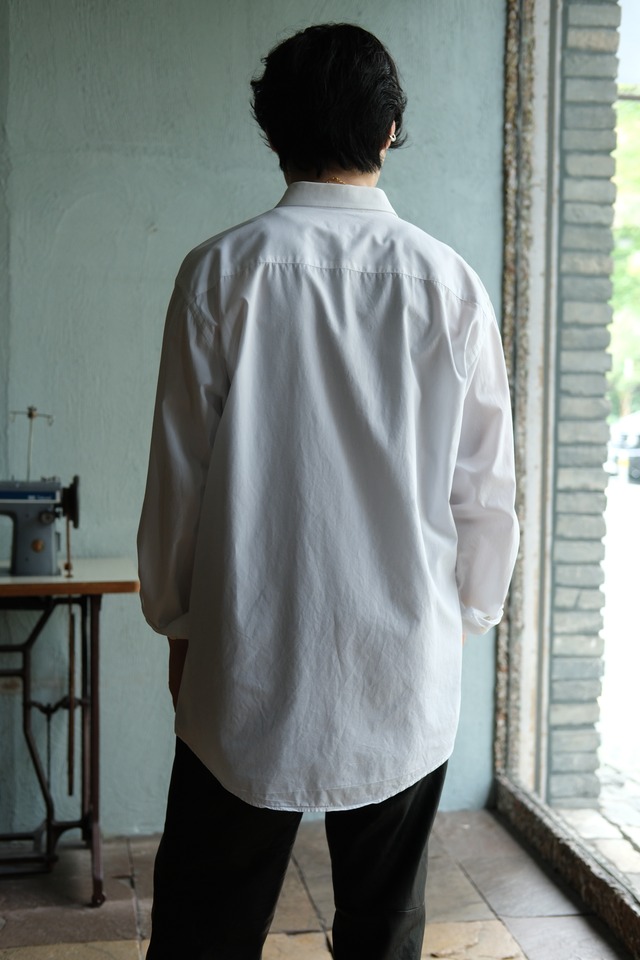 Utah／80-90's "GIORGIO ARMANI" flap pocket dress shirt