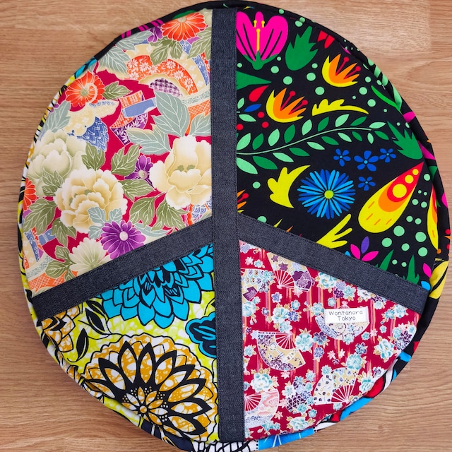 ジャンベ ヘッドカバー Africa×Japan Peace symbol