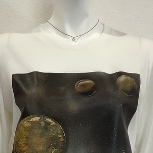 Kepler1649c ( ケプラー1649c ) 七分袖 Tシャツ オフホワイト