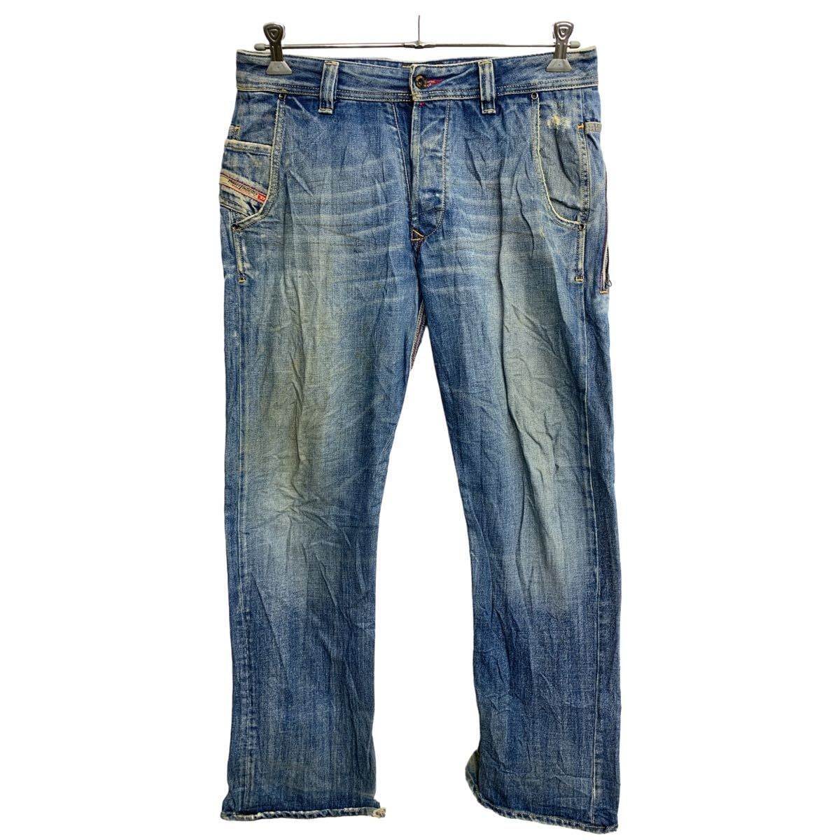 DIESEL ディーゼル デニム 立体裁断 アイスブルー メンズ W32 【公式通販】