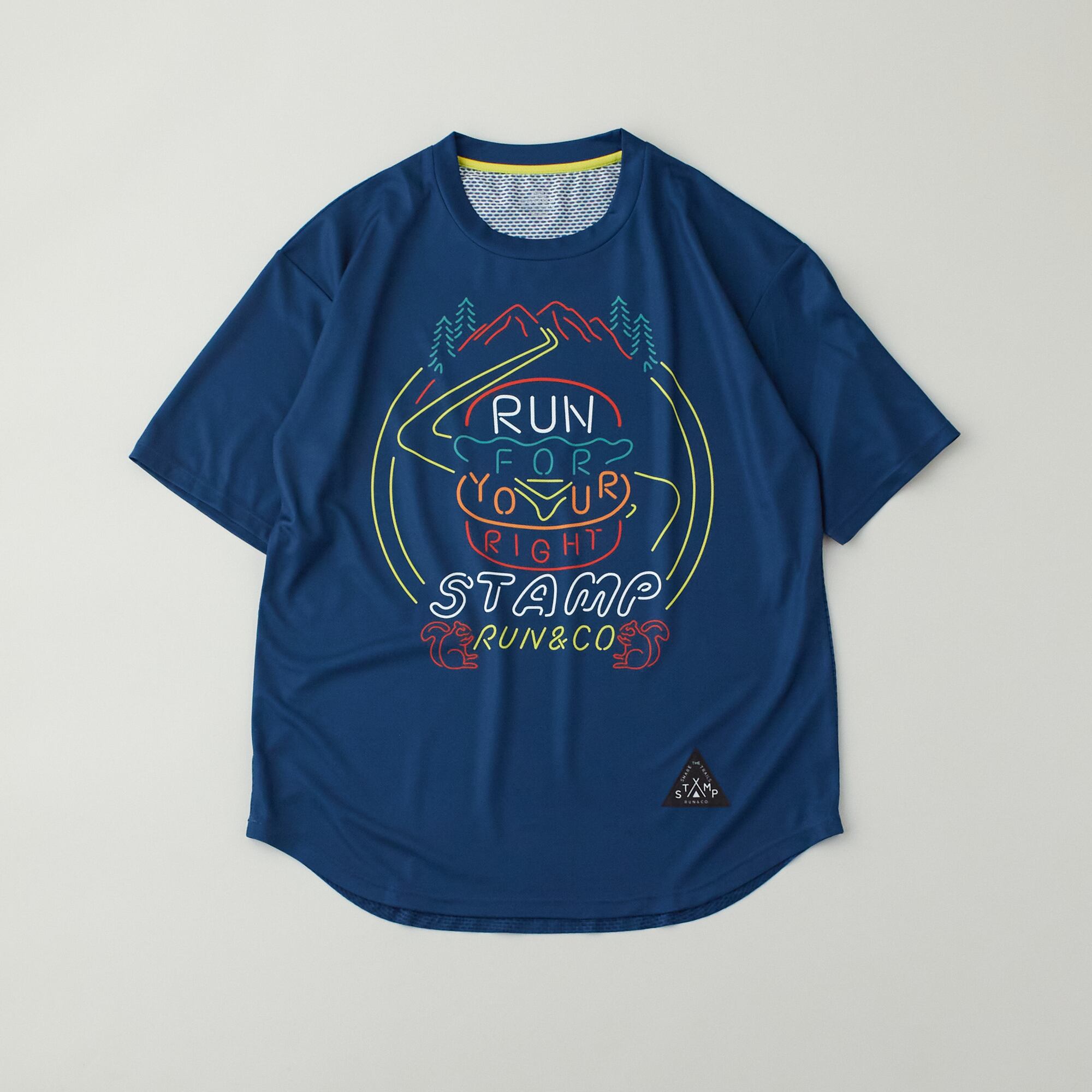 STAMP RUN&CO（スタンプランアンドコー） STAMP WIDE TEE (Run For Your Right(To Party)