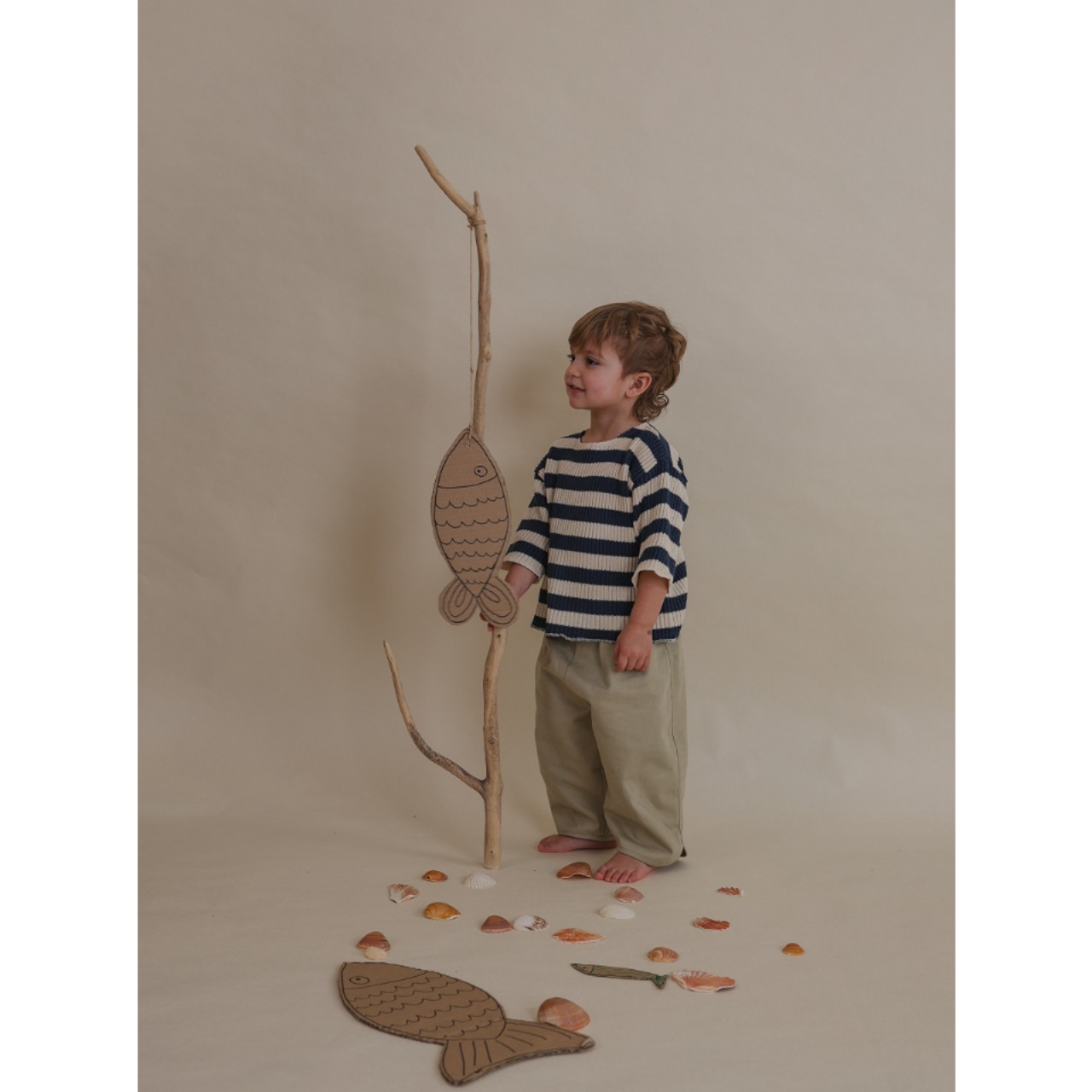 organiczoo　Sailor Stripes Knitted Sweater