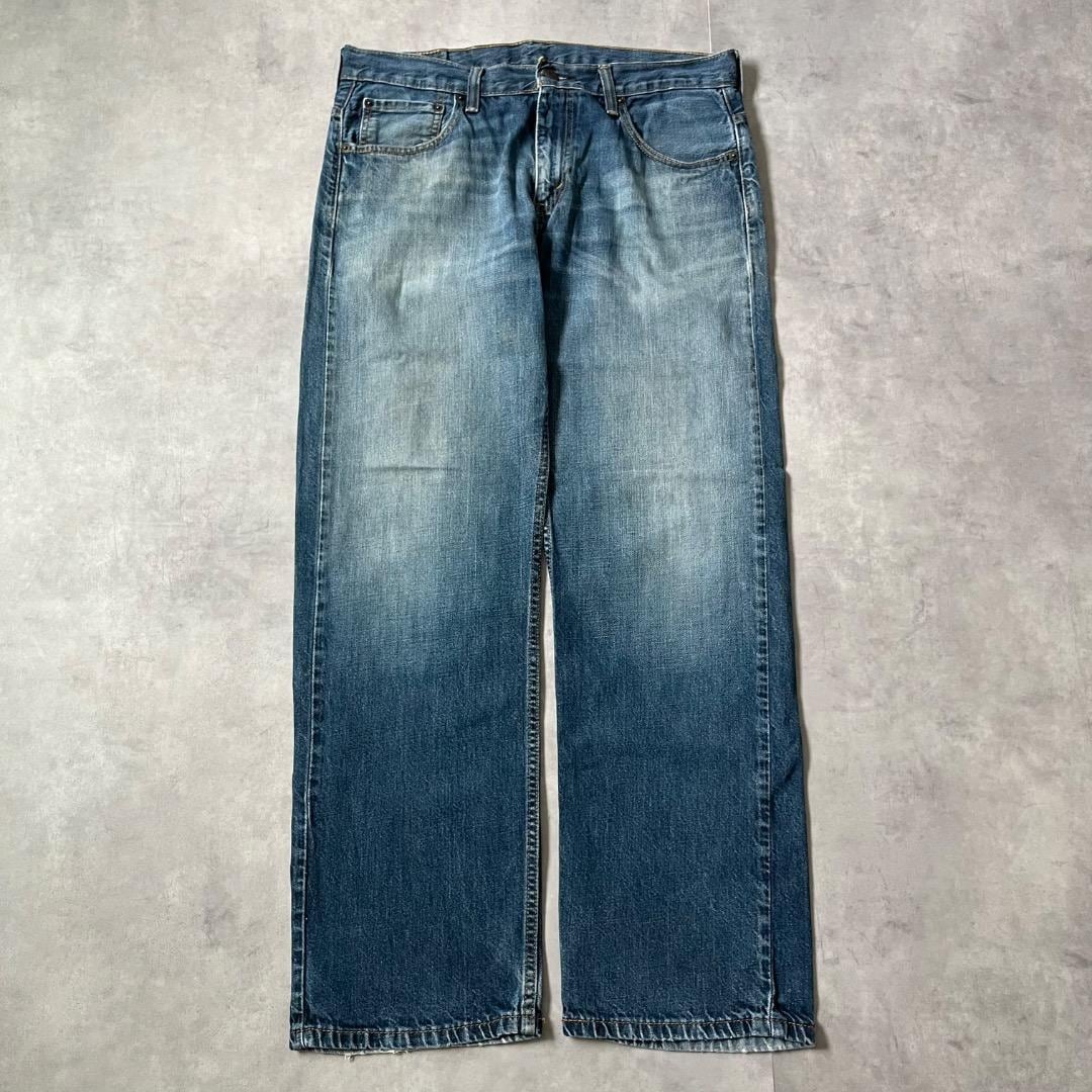 リーバイス569 Levis W32 ブルーデニム 青 ヒゲ 古着 16773