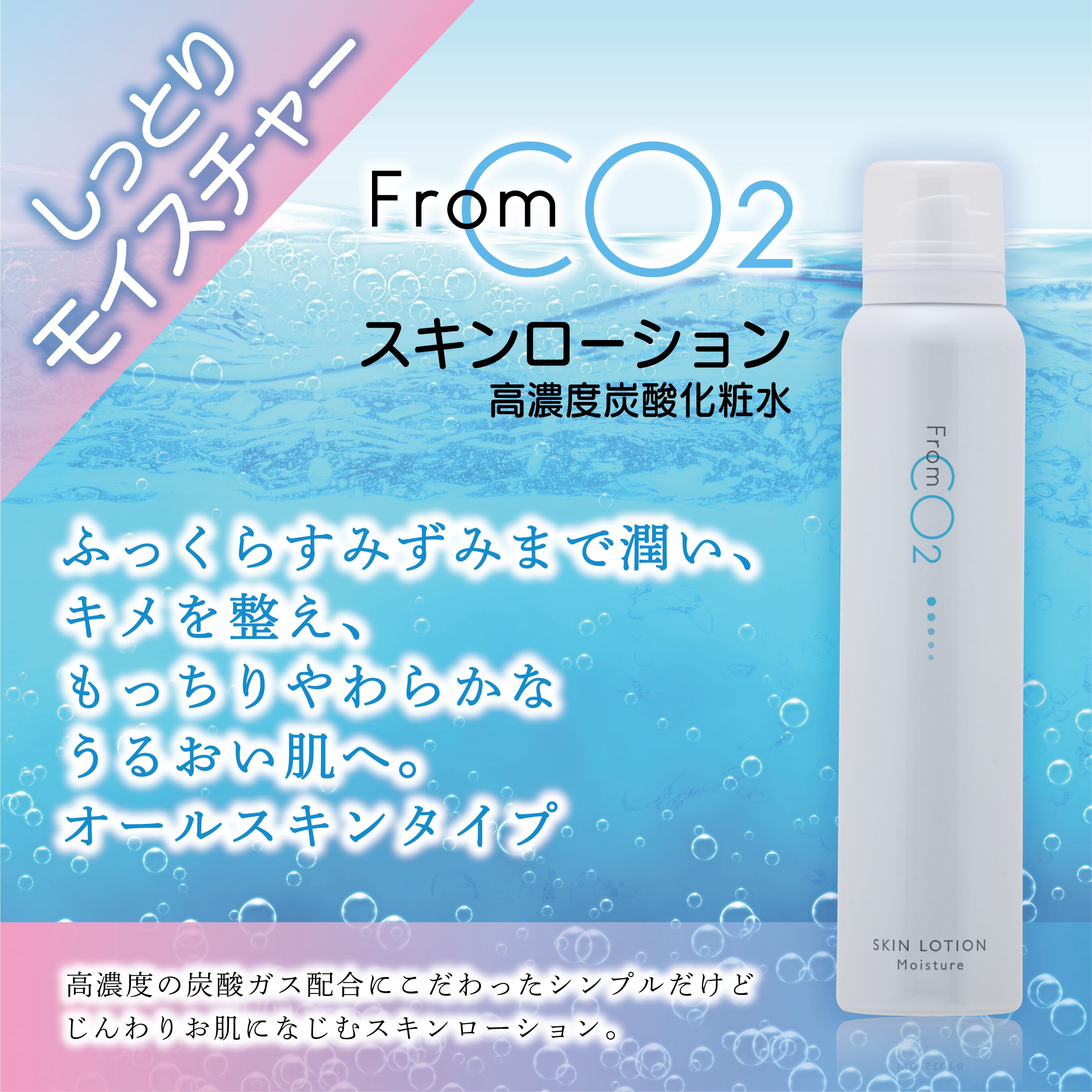 from CO2 スキンローションモイスチャー2本 プレミアエッセンス2本-