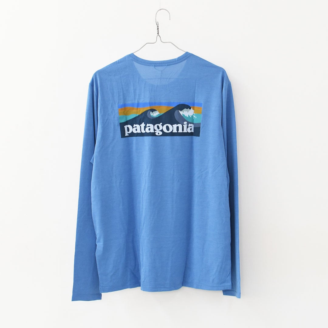 パタゴニア 美品 Cap Daily L/S シャツ 長袖 M 青 メンズ Patagonia [パタゴニア正規代理店] M's L/S Cap Cool Daily Shirt