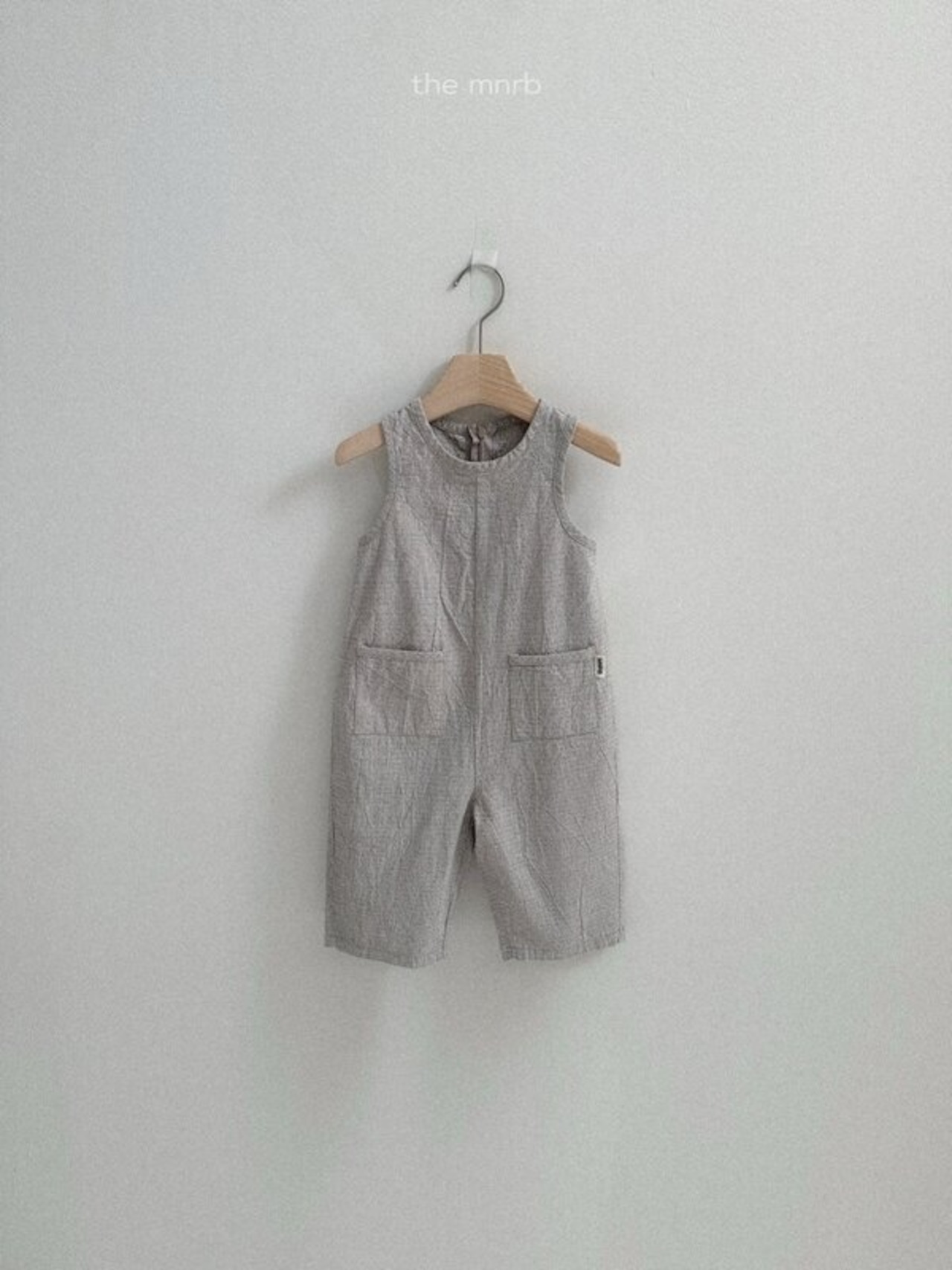 minirobe 26/SS Modern check overalls