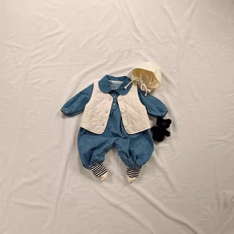 【BABY】秋新作 デニムオールインワン
