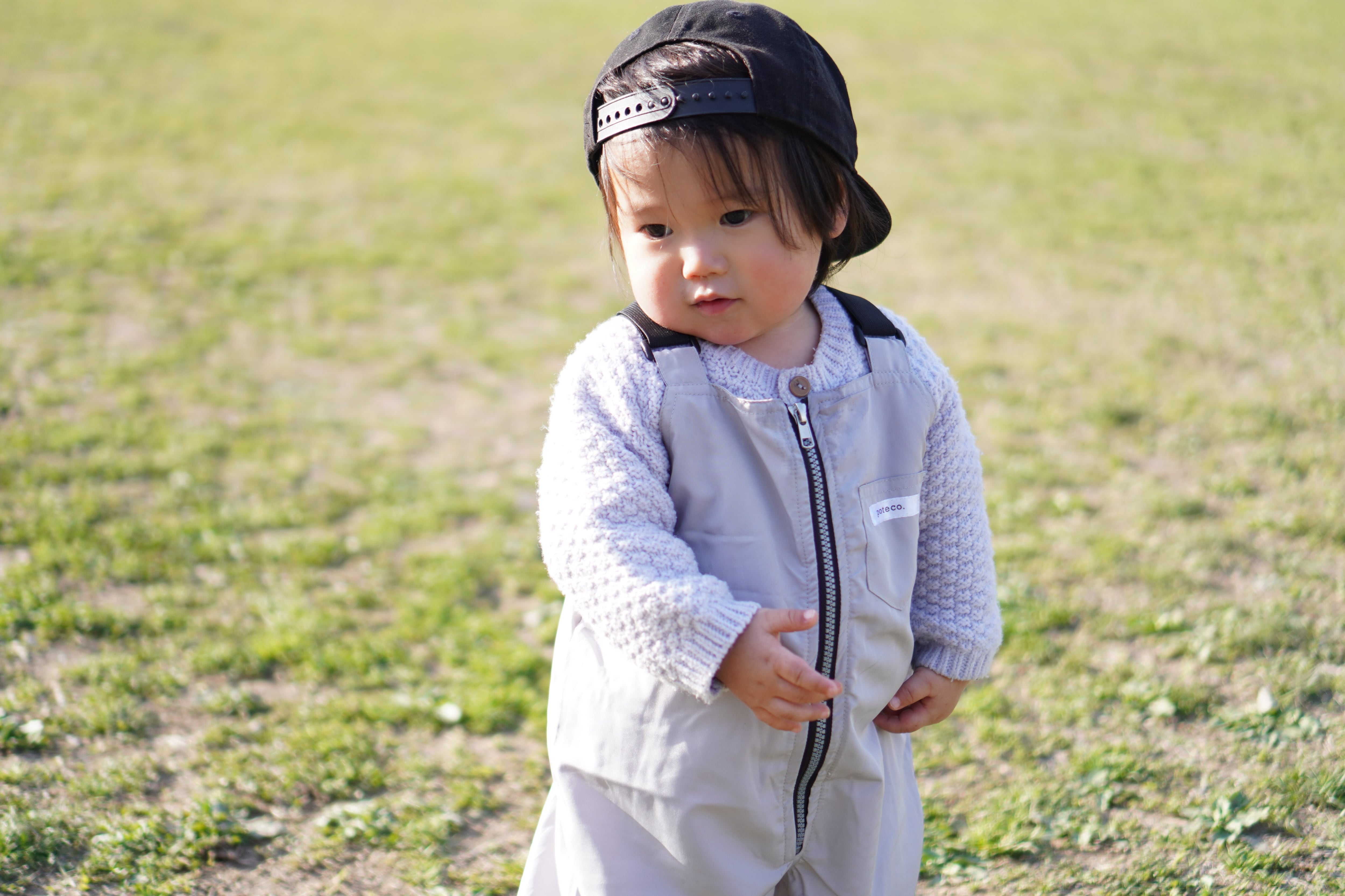 PLAYWEAR Overall ＆Purse (Color: Silver Ash) | poteco.