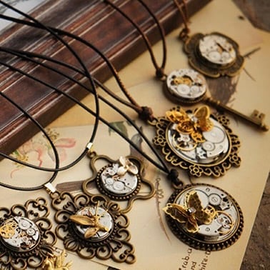 時空開錠〜時計仕掛けのネックレス〜M23059 | 奇妙な洋装雑貨店 Magica