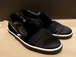 美品7万★JIMMY CHOO ジミーチュウ メンズ ハラコデザイン スリッポン スニーカー 黒 41.5★