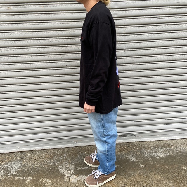 THEHUNDREDS ハンドレッツ 両面プリントロンT バックプリント 黒 L