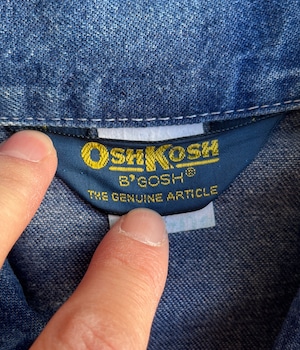 Vintage 70s coverall denim jacket -OshKosh B'gosh-