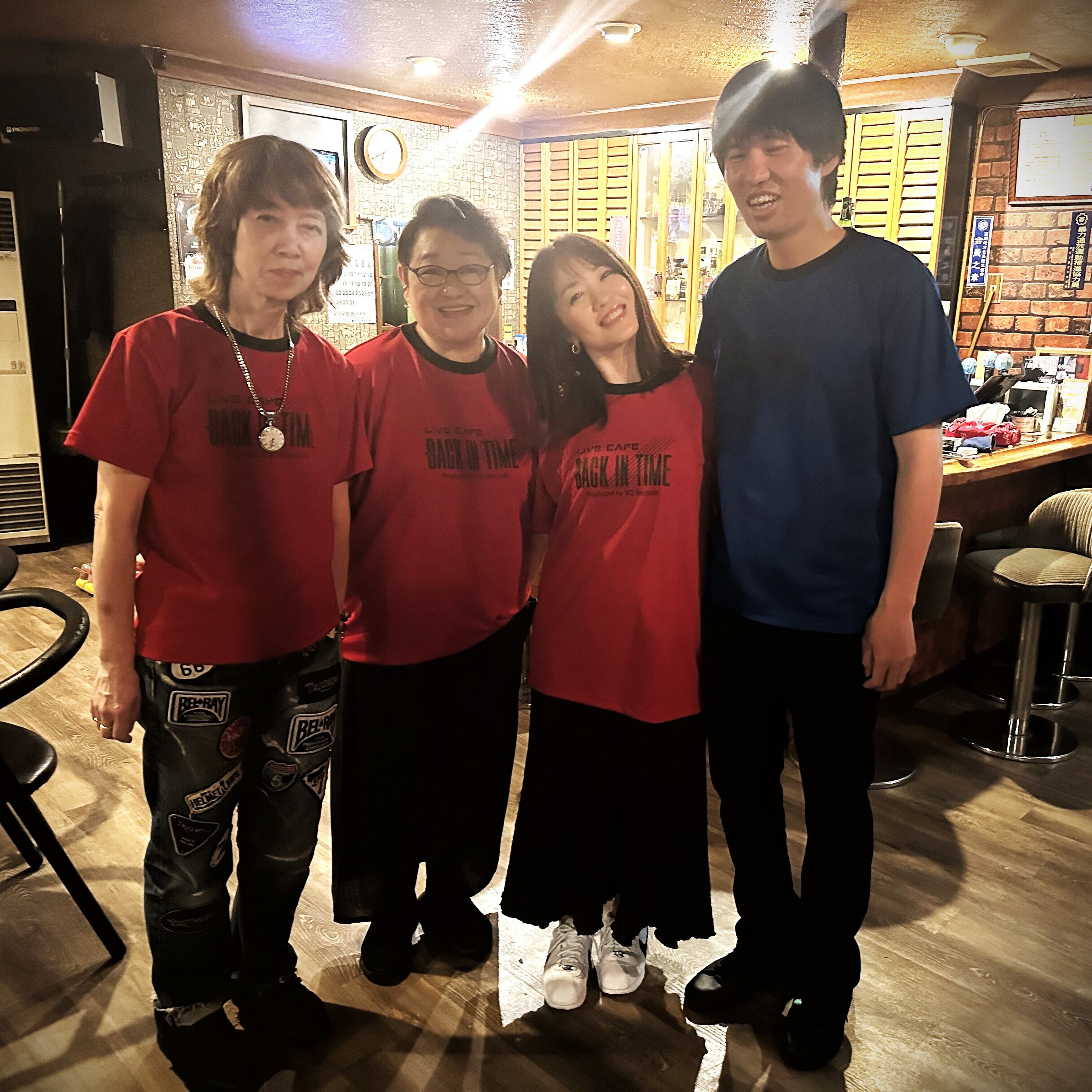 ドライ半袖Tシャツ 首元色違い 5色(ブラック/ブルー、ブルー/ブラック