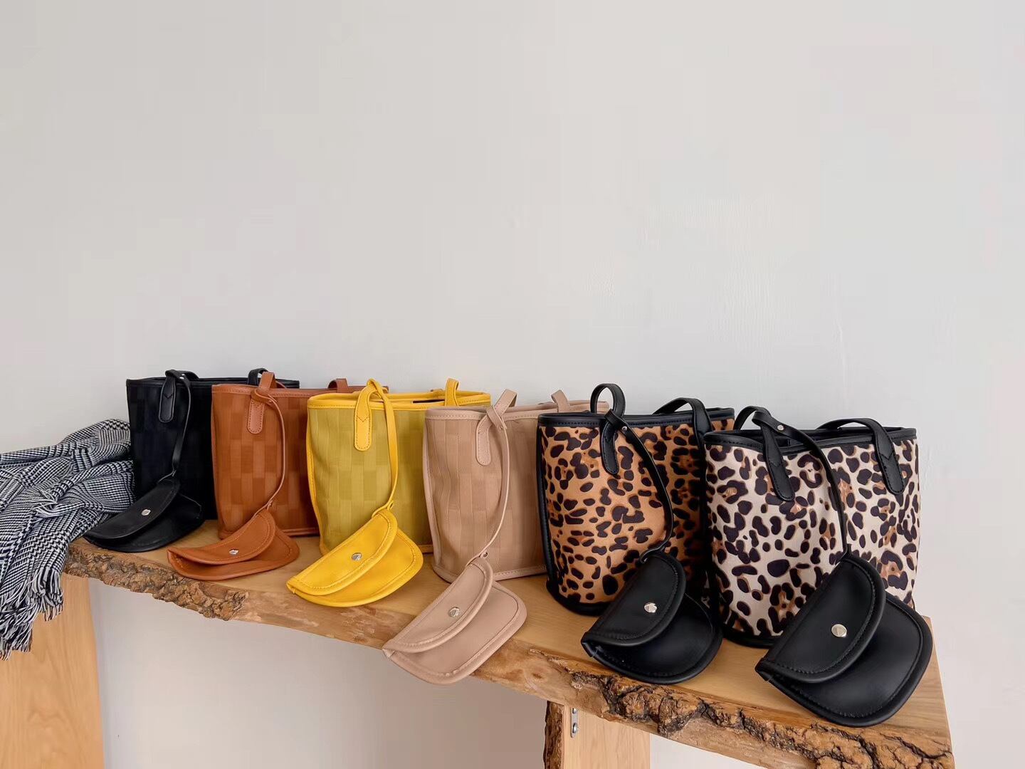 柄トートバッグ