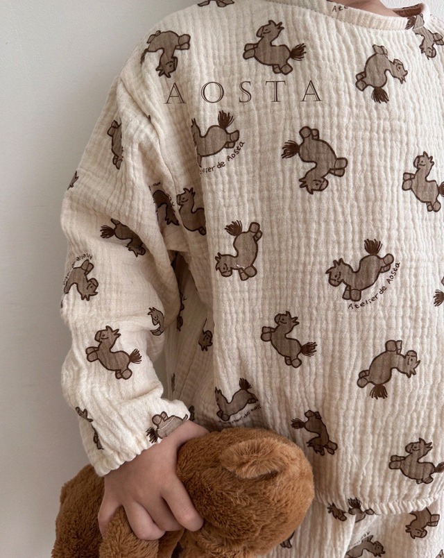 《秋ご予約》bongbong shirt  ★ ｜ご予約 秋 aosta アオスタ tops トップス shirt シャツ 女の子 男の子 ベビー