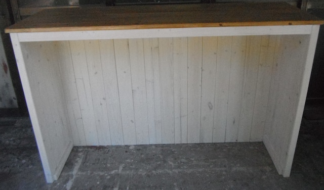 ホワイトツートン レジカウンターテーブル 1200 カントリー調 Shangrila041