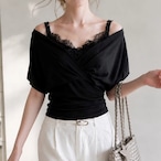 off shoulder tops set / l0744