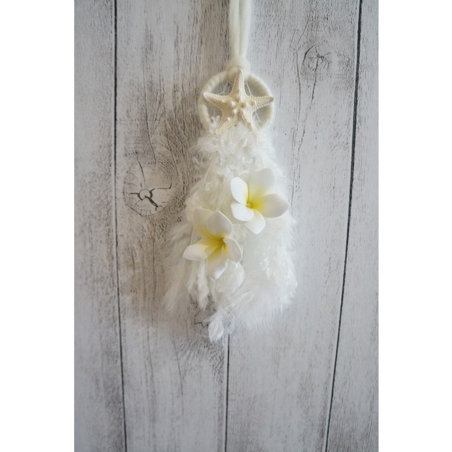 Mini Dreamcatcher Plumeria