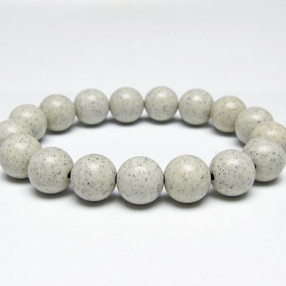 北投石 ブレスレット 12mm 一点物 メール便可 111-50154