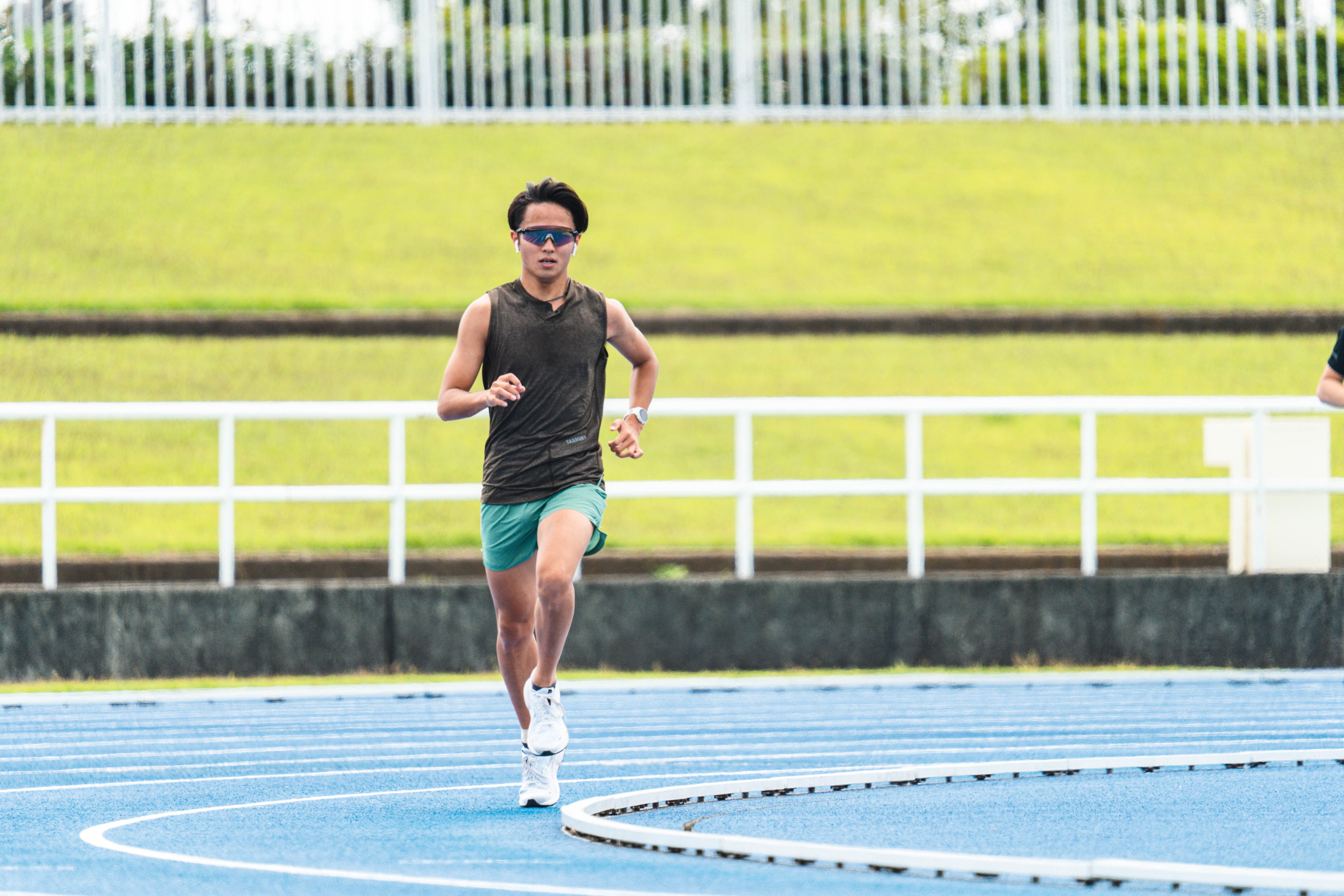 Arrow Racing Short: Color Malachite | TANNUKI Running Wear Shop