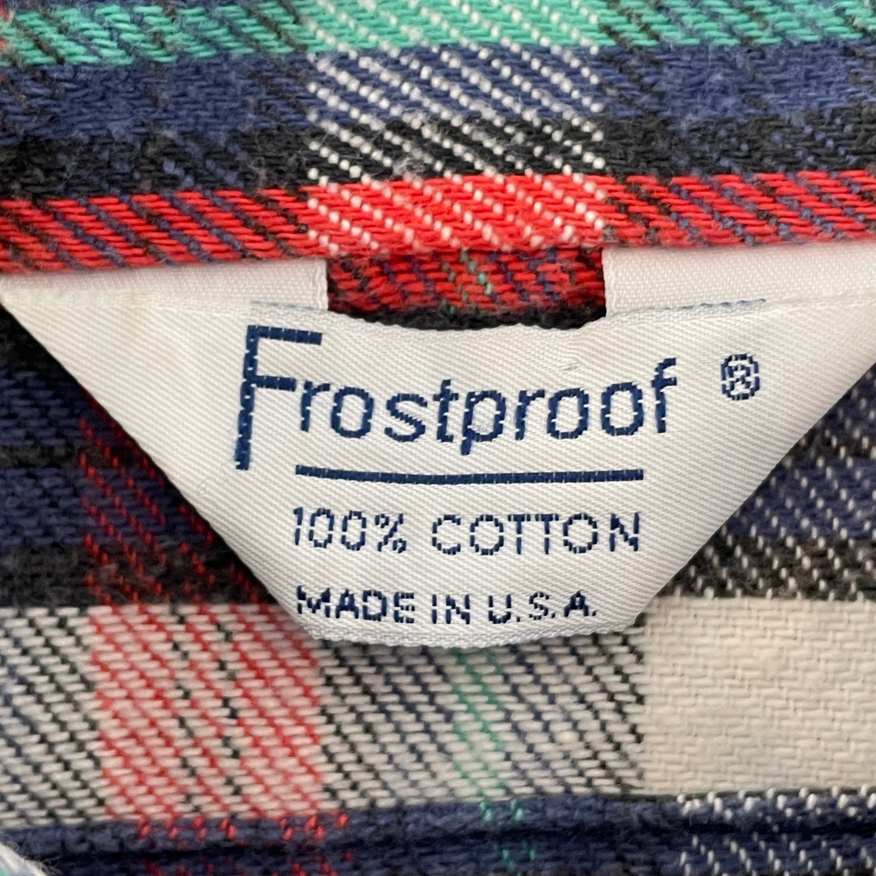 FROSTPROOF MADE IN USAネルシャツ