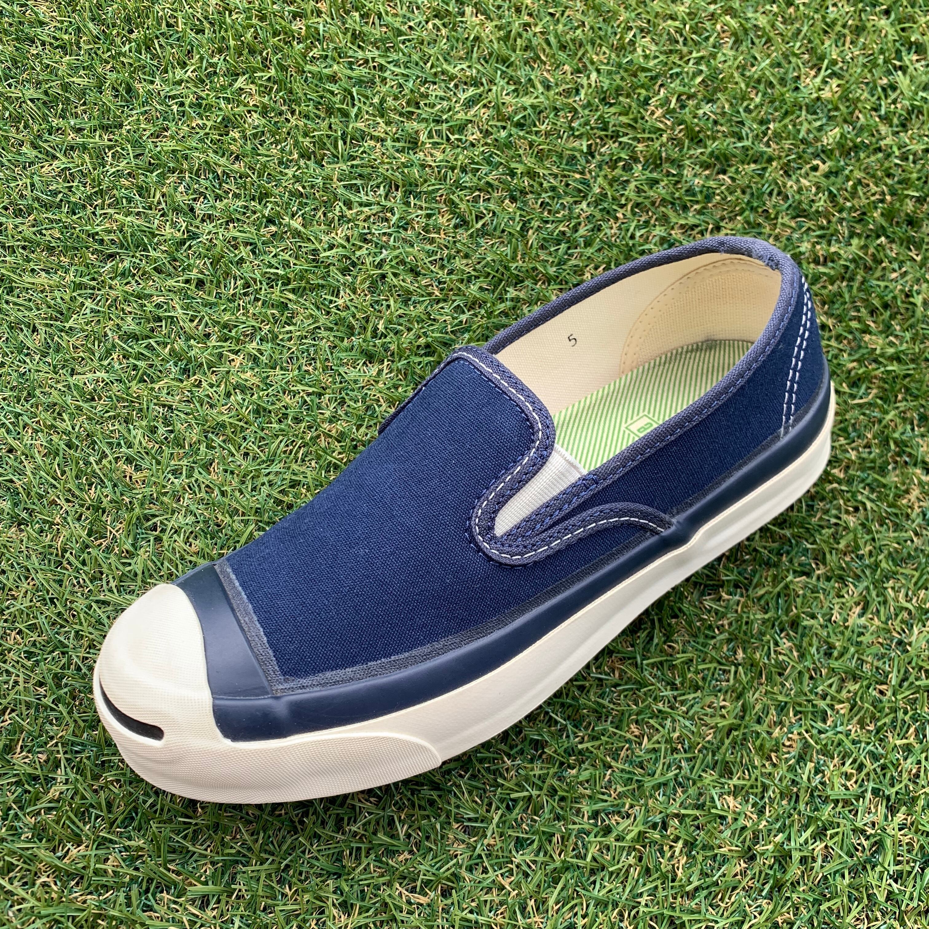 正規 品 通販 《CONVERSE Jack Purcell》スリッポン ネイビー (ff72 
